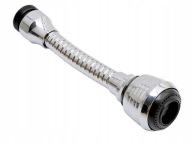 PRZEDŁUŻKA DO KRANU BATERII PERLATOR CHROM ELASTYCZNA 2 TRYBY NATRYSKU