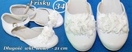 Frisky - Pantofelki komunijne dla dziewczynki r.34