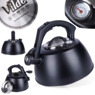 Czajnik tradycyjny stalowy Vilde 3 l czarny INDUKCJA