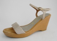 UNISA SANDAŁY KOTURN SKÓRA JAK NOWE R-41