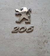 Peugeot 206 emblemat znaczek logo napis tył tylnej klapy ORYGINAŁ