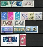 Bułgaria . Zestaw znaczków pocztowych ( Kosmos )