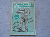 MATEMATYKA JĘZYK POLSKI 3 USTNE EGZAMINY WSTĘPNE