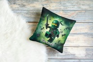 Poduszka prezent, z imieniem Lego Ninjago 40x40cm
