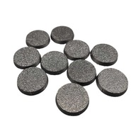 PODSTAWKI OKRĄGŁE 23mm TEKSTUROWANE POD FIGURKI WARHAMMER LOTR - 10 sztuk
