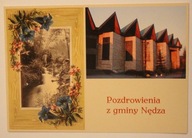 NĘDZA. GMINA. Krajobraz Suminy wokół Górek Śląskich, kościół Dobrego Paste.