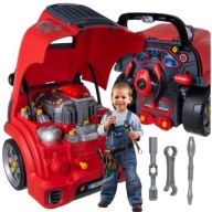 ZESTAW MECHANIKA DLA DZIECI ISO TRADE SILNIK AUTA DO ROZKRĘCENIA PREZENT