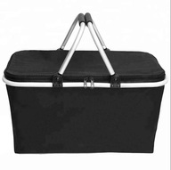 KOSZ PIKNIKOWY TORBA TERMICZNA PLAŻOWA SKŁADANA