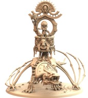 Tomb Queen Pharaon on Dragon Nieumarły Faraon na Smoku D&D RPG Druk 3D NSFW