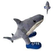 Maskotka Rekin Brainrot w Butach Pluszak Tralalero Tralala Duża Przytulanka