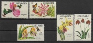 Kolumbia xx M427,a flora kwiaty MNH VF 2skany