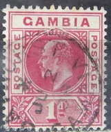 Gambia kolonia brytyjska stary znaczek (7/16