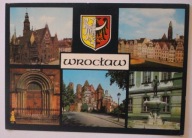 WROCŁAW. Ratusz. Posąg Szermierza na placu Uniwersyteckim. Portal romański