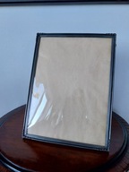 Stara , duża ramka do postawienia i powieszenia szkło wypukłe