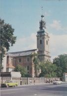 LESZNO - KOŚCIÓŁ ŚW. KRZYŻA - FIAT 125P - TAXI - TRABANT