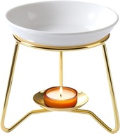 Palnik do topienia wosku i olejków eterycznych ceramiczny świecznik