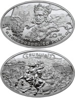 10 zł POLSKA 2010 Wielkie Bitwy - GRUNWALD Ag 925