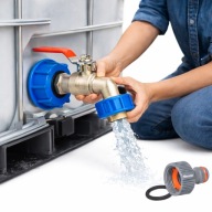 KRAN ZAWÓR DO ZBIORNIKA NA WODE MAUZERA NA WĄŻ 1/2 UNIWERSALNE ZASTOSOWANIE