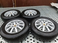 Koła Felgi Aluminiowe Alu Felgi Porsche 17 Opony Kumho 235/65R17 Zimowe