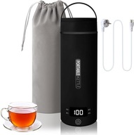 CZAJNIK PODRÓŻNY ELEKTRYCZNY 500ML 300W Z WYŚWIETLACZEM Szary