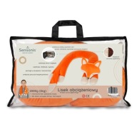 Maskotka Obciążeniowa Lisek 2 kg - regulowana waga, kołnierz obciążeniowy