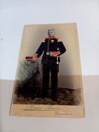 Stare Zdjęcie Kartonik Grudziądz Wojsko Mundur Prusak Graudenz