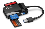 OXLAW Czytnik Kart SD/Micro SD 4 w 1 USB