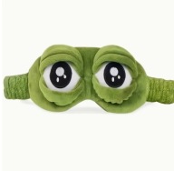 EdiBazzar opaska na oczy satyna zielony