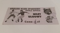stary bilet ODRA Opole