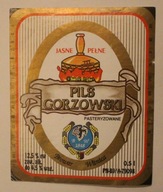 ETYKIETA - Browar Witnica - PILS GORZOWSKI - JASNE PEŁNE - PASTERYZOWANE