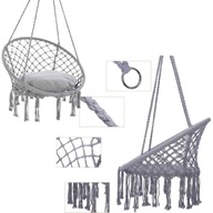 HUŚTAWKA BOCIANIE GNIAZDO WISZĄCY FOTEL BUJAK DO ODPOCZYNKU W OGRODZIE