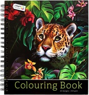 Duża Luksusowa KOLOROWANKA dla Dorosłych Antystresowa Twarda Oprawa