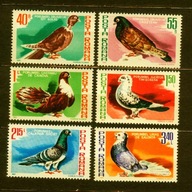 RUMUNIA** GOŁĘBIE Mi 3777-82