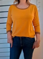 Bluzka z akcentem złota roz. L