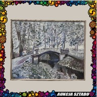 Obraz „Park w Koszalinie” – Barbara Irena Nowicka | Aukcja WOŚP 2026