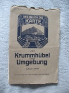 KRUMMHUBEL-KARPACZ i OKOLICE RIESENGEBIRGE SCHNEEKOPPE przedwojenna MAPA