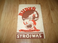 STRÓJWĄS PRZEDWOJENNA TOREBKA OPAKOWANIE BUDYŃ KAKAOWY