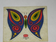 MOTYL RIZLA CHEWING GUM naklejka z PRL