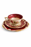 Zestaw porcelany Bavaria Oscar Schaller filiżanka + talerze