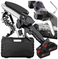 Mini Pilarka Piła Łańcuchowa do Gałęzi Akumulatorowa Ogrodowa 2 akumulatory