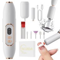 HILUNDA PROFESJONALNA FREZARKA DO PAZNOKCI ELEKTRYCZNA BEZPRZEWODOWA 2W1