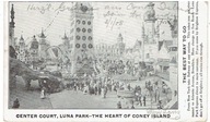 USA - Luna Park - Coney Island - Nowy Jork 1908 r