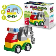 Klocki Małych Geniuszy Dźwig dla malucha – 6 elementów