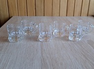 Kieliszki szklane 4,5cm 6 sztuk małe kufle