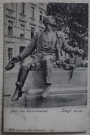 Detail vom Werndl- Denkmal, Steyr, AUSTRIA POMNIK