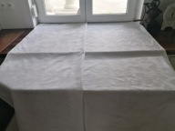 BAWEŁNIANY OBRUS ADAMASZEK DZIKA RÓŻA PĄCZKI 137 x 155 G