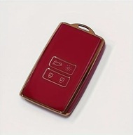 Czerwono-złote etui kluczyk RENAULT Koleos Captur Megane Clio DACIA Sandero