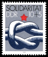 Niemcy NRD 1984 Znaczek 2909 ** solidarność łańcuchy