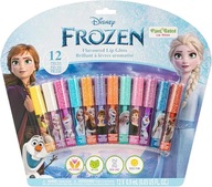 Disney Frozen zestaw 12 sztuk roślinnych błyszczyków do ust Townley Girl