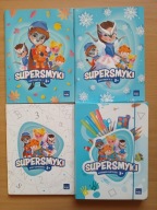 Supersmyki B+ ,Karty pracy 1,2, Wyprawka,Zeszyt Supersmyka